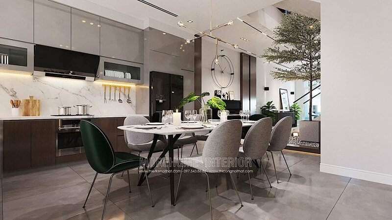 Hệ tủ bếp gỗ cao cấp mang đến vẻ đẹp đẳng cấp cho không gian sống gia chủ. Tủ bếp hiện đại,tủ bếp đẹp hiện đại, tủ bếp An Cường