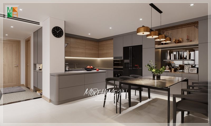 Tủ bếp có kiểu dáng hiện đại là sự ưu tiên đầu tiên của tất cả các chủ nhà.